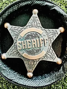 Fidget Spinner Sheriff Badge Bronze Color (New) - Picture 1 of 3