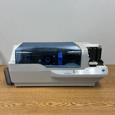 Zebra P430I P430I-0000A-UD0 Thermal Transfer ID Card Printer USB 300DPI - Image 1 of 4