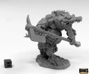 Reaper Bones Black 44028 TORLAN GATORMAN - Picture 1 of 1