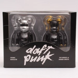 Recuerdos de acceso aleatorio Bearbrick Medicom Daft Punk tono dorado y plateado - nuevos - Imagen 1 de 5
