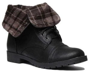 Unbranded Parsnip Ladies Militray Womens Boots In Black US 3- 8 - Picture 1 of 6