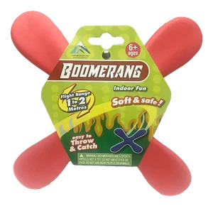 Indoor Boomerangs - Soft and short range for inside the house boomerang fun! - Picture 1 of 7