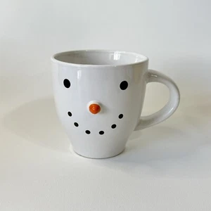 Royal Norfolk Snowman Holiday Christmas Mug Coffee Tea Smiley Face 3D Nose - Picture 1 of 5