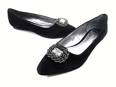 PISOS FERGIE, VIRREY, MUJER, NEGRO, TALLA US 8 M, CUERO, NUEVOS  Foto 1 de 4