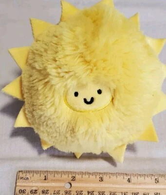 Manhattan Toy Squeezmeez Sun Stress Memory Foam Plush Yellow  5 Inches - Image 1 of 4