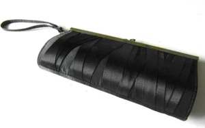 Ladies Satin Clutch Bag with detachable wrist strap - Picture 1 of 2