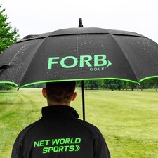FORB Golf Umbrella - Lightweight Fibre Glass Double Canopy Umbrella Windproof