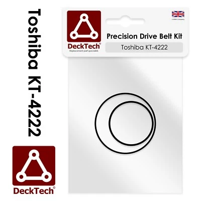 DeckTech™ Replacement Belts for Toshiba Walkman KT-4222 KT4222 KT 4222 - Imagem 1 de 3
