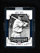 Mel Ott 2015 Panini COOPERSTOWN COLLECTION SAPPHIRE BLUE Parallel #/25 RARE HOF