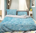 3D Water Ripple Pattern Blue Quilt Cover Set Duvet Cover Bedding Pillowcases