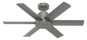 112cm Ceiling Fan without Lighting Kennicott Silver 3 Levels Wall Switch - Picture 1 of 9