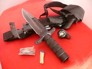 Buck USA BUCKMASTER 12.5" Fixed Blade Survival Knife & Sheath