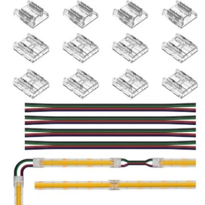 2/3/4pin COB LED Conector Accesorios Adaptador Distribuidor Extensión RGB led Strip - Imagen 1 de 36