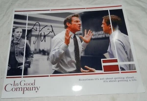Autogrammfoto von Filmstar Dennis Quaid - 8" x 10" Farbe - Bild 1 von 3