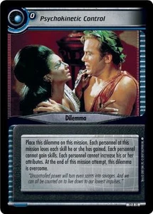 Star Trek CCG 2E These Are The Voyages Psychokinetic Control 12R15 - Picture 1 of 1