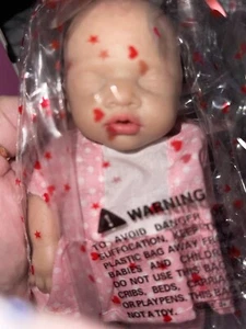 Reborn Miniature Girl 6 Inch Full Silicone Doll - Picture 1 of 2