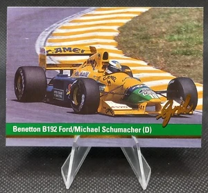1992 Grid Motorcard Formula 1 - Rookie #18 - Michael Schumacher RC - Bild 1 von 2