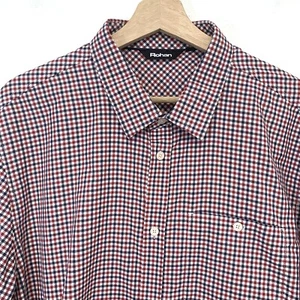 Rohan Newtown Shirt Men XL UV  Protection Red White Blue Check  Hiking Travel - Picture 1 of 9