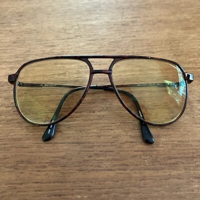 Gafas de sol vintage Marchon CFG-6 Col 14 tortuga borgoña marcos solo 56-15-135 Foto 1 de 4