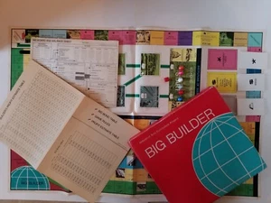 Big Builder Board Game 1970 Industrial Arts Curriculum Project Vintage Mcknight - Picture 1 of 12