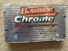 1997 BOWMAN CHROME BASEBALL SEALED BOX