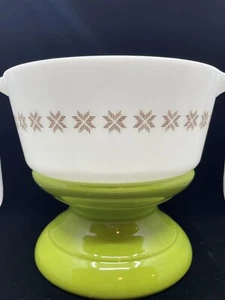 Town & Country Pyrex 475-B 2 1/2 Quart Auflaufform Braun Sterne Vintage - Bild 1 von 4