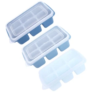 3 Stück Eiswürfelform Zerkleinert Maker Kugeln Herstellung Tablett Würfel Formen - Bild 1 von 12