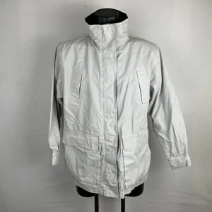 Vintage Pacific Trail Jacket Zip Windbreaker Rain Coat SZ Men Medium Beige Retro - Picture 1 of 12