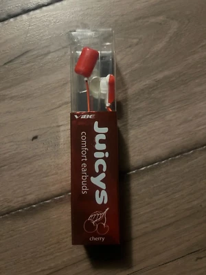 Auriculares Vibe Juicys Comfort (rojo cereza) TOTALMENTE NUEVOS Foto 1 de 4