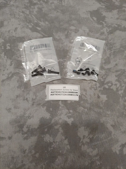 Tornillos de repuesto para soporte LG AGF78342762A1088f0599 (75SK8070PUA) Foto 1 de 1