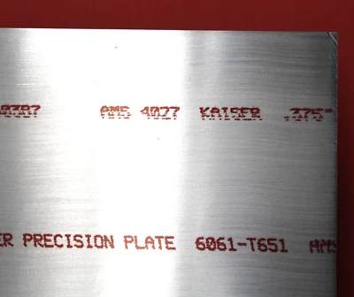 3/8" X 16" X 16" ALUMINUM 6061 T651 PLATE SOLID Sheet Mill Bar Stock Cut New - Image 1 of 3