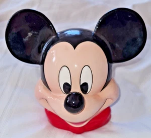 Alcancía de cerámica coleccionable con cabeza de Mickey Mouse de Disney de Enesco - Imagen 1 de 5