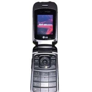 LG | Model:VX5600 | Accolade GRAY Verizon Flip Cell Phone 2G Grade B Vintage - Afbeelding 1 van 5