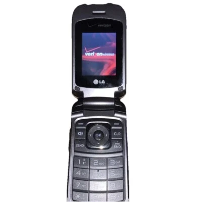 LG | Model:VX5600 | Accolade GRAY Verizon Flip Cell Phone 2G Grade B Vintage - Image 1 of 4