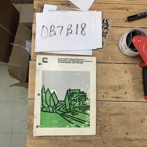 Cummins Automotive Diesel Engines Operation and Maintenance Manual 3379137-00 - Picture 1 of 10
