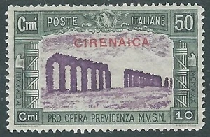 1930 CIRENAICA MILIZIA 50 CENT MH * - RA29-6 - Picture 1 of 1