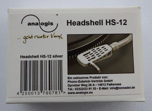 analogis HS 12 Headshell mit Bajonett-Anschluss " SME " NEU in OVP - Silberfarbe - Bild 1 von 4