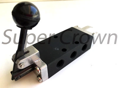 Pneumatic Hand Lever Valve 5 Port 2 Position Toggle Manual Contol SH-401-03 PT - Image 1 of 4
