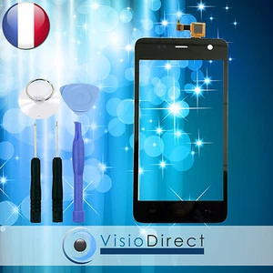 Ecran vitre tactile pour Wiko Bloom noir + kit outils - Photo 1/1