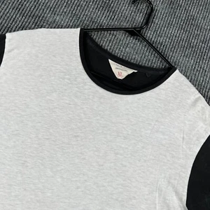 Rag & Bone Shirt Mens XL Extra Large Gray Black Short Sleeve Crew Soft Casual - Picture 1 of 13