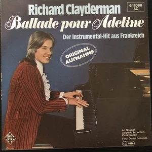 Richard Clayderman Ballade pour Adeline I II 7' Vinyl Single Jukebox Label 1977 - Bild 1 von 4