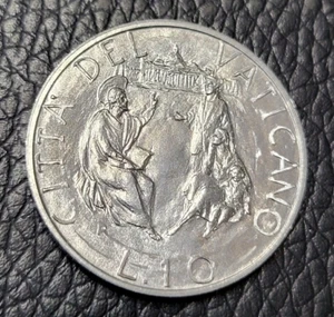 1989 Vatican City 10 Lire Coin - Picture 1 of 2
