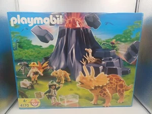 Playmobil 4170: Dino Triceraptos Vulkanausbruch 2007 - Rarität Neu & Versiegelt - Bild 1 von 5