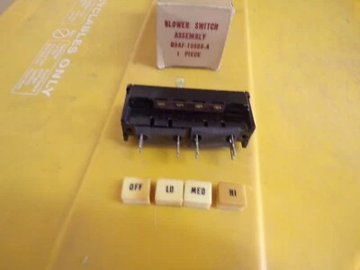 Interruptor soprador de ar condicionado Ford Galaxie Fairlane NOS 1959 292 312 352 - Imagem 1 de 3