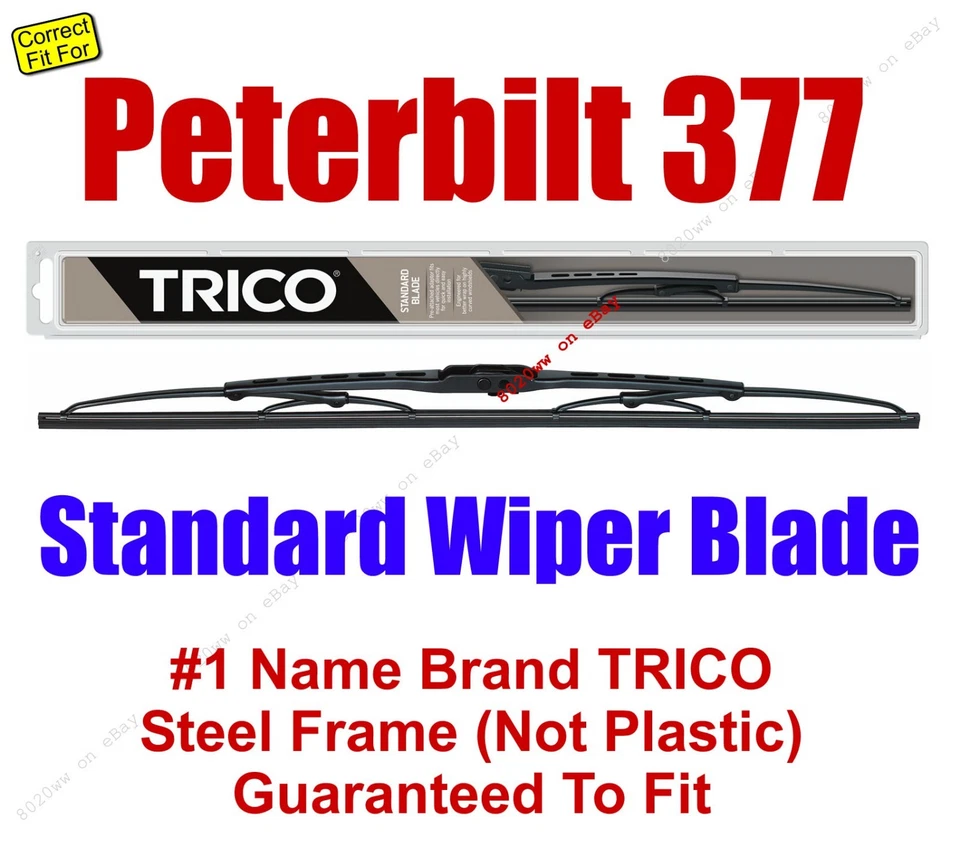 Стандартное стеклоочиститель (1 шт.) — подходит для Peterbilt 377–30180 1987–2001 годов выпуска - Изображение 1 из 1