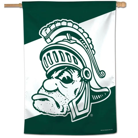 MICHIGAN STATE SPARTANS COLLEGE VAULT 28"X40" BANNER FLAG NEW WINCRAFT 👀🔥 Cover