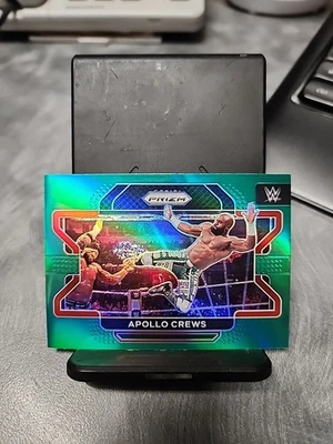 2022 Panini Prizm WWE - Apollo Crews #74 Green Prizm Read Description - Image 1 of 3