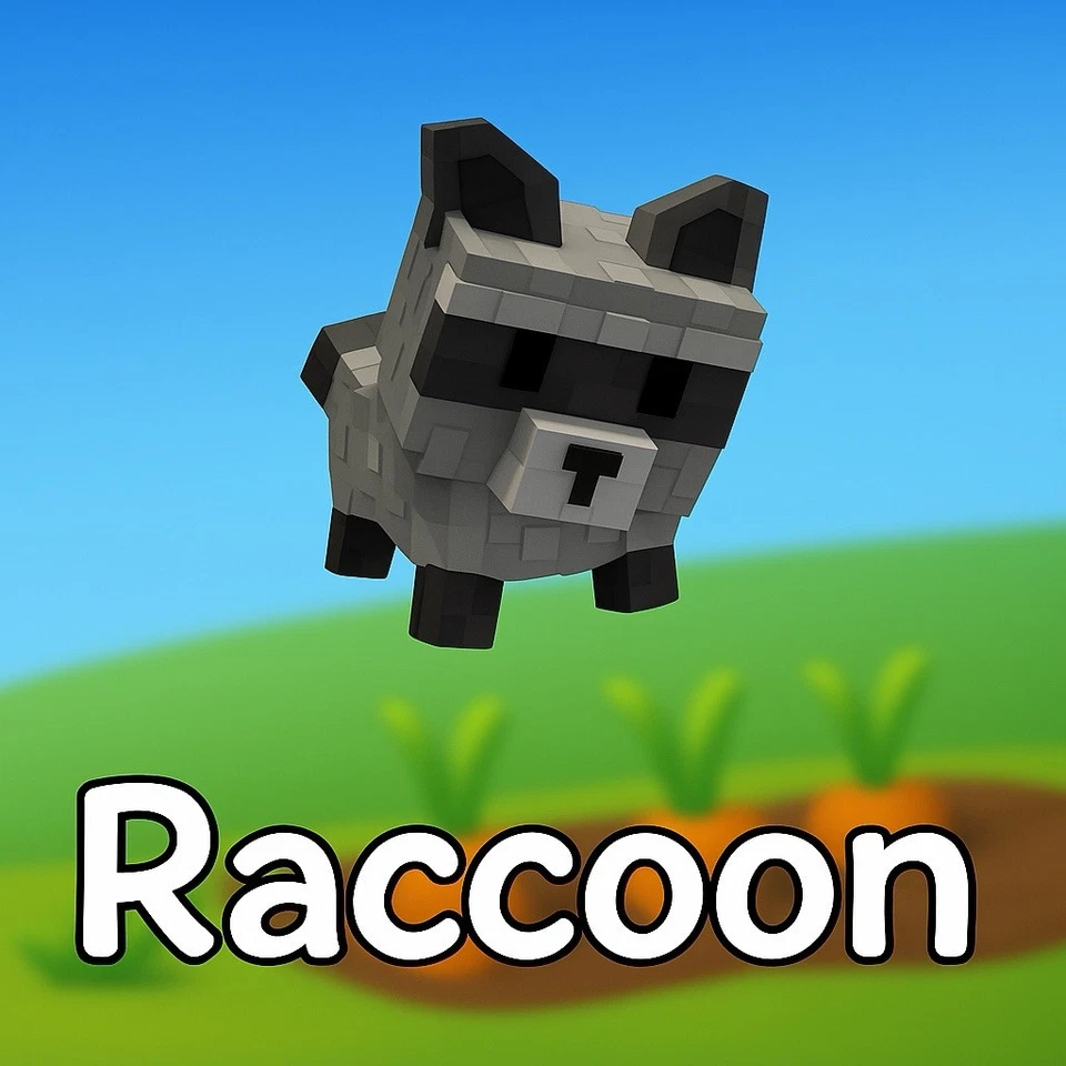 RACCOON 🦝 | CHEAPEST |🪴Grow a Garden ‼️FAST & EASY DELIVERY‼️