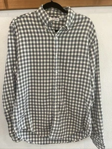 Gustin Flannel Shirt Mens CL XL Plaid Long Sleeve Lightweight Rodeo USA Gray - Picture 1 of 6