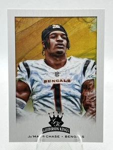 2021 Panini Chronicles - Gridiron Kings #GK-24 - Ja'Marr Chase RC - Bild 1 von 2